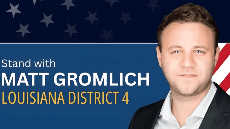 Matt Gromlich’s congressional campaign for Louisiana’s 4th District, focusing on affordable healthcare, job creation, and education, with a community-driven, family-first approach